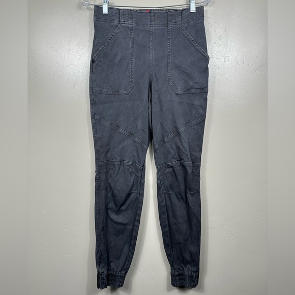 SPANX 20319R Washed Black / Grey Stretch Twill Cargo Jogger Size Medium - Picture 2 of 7